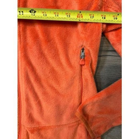 Mountain Hardwear Fleece Jacket Womens Size Small Orange Coral Sherpa Full Zip - Picture 10 of 10